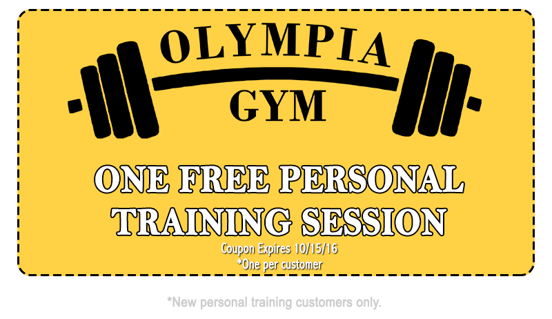 Free Personal Training Session Coupon