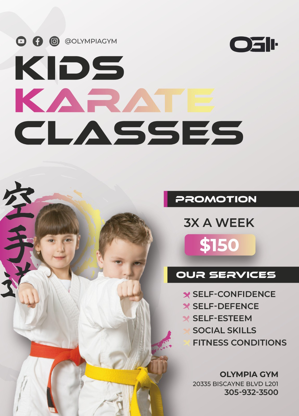 Olympia Gym - Kids Karate Classes